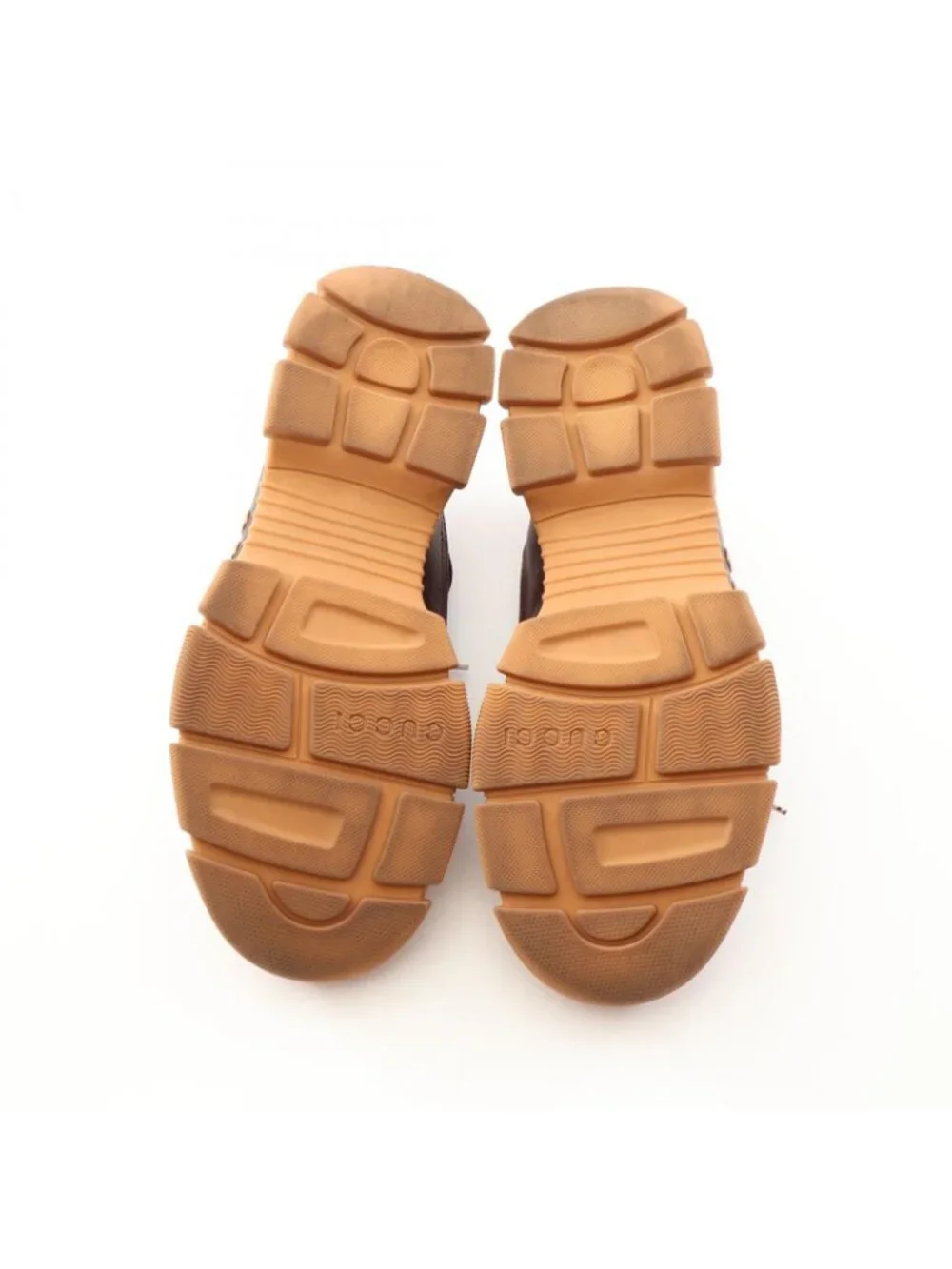 Gucci Sneakers Boatrek Dark Brown Leather Shoes